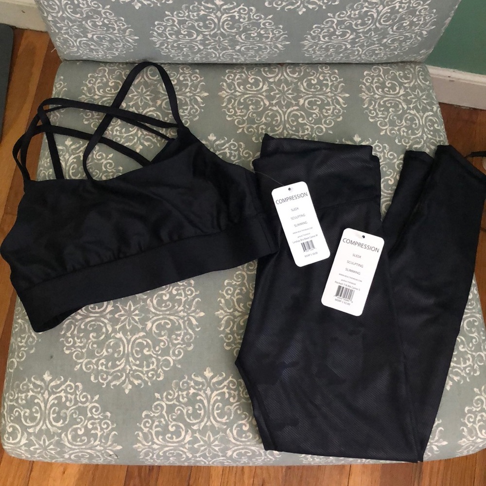 Vie Active Legging and Sports Bra Set